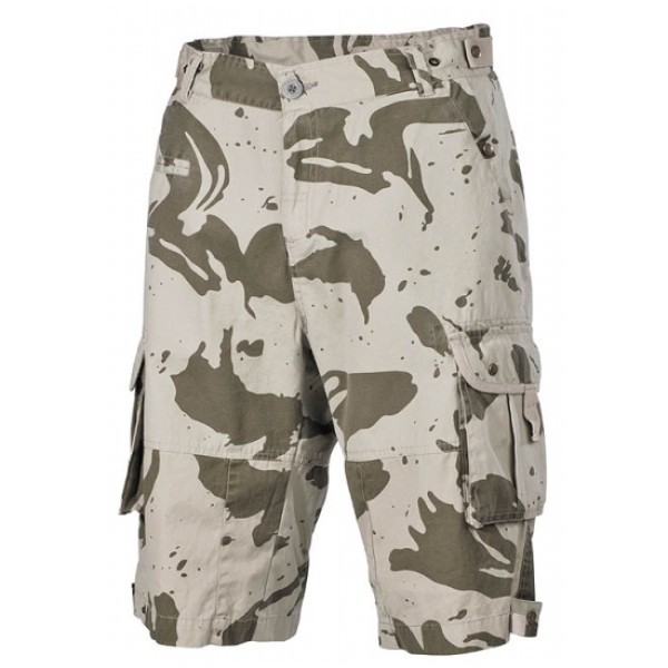 Kalhoty MFH Bermuda Combo 01403L, seprané - sandcamo