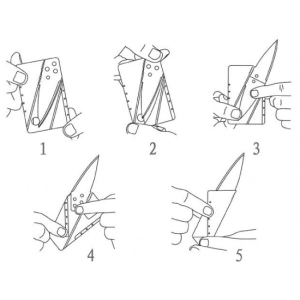 Nůž zavírací RTX Card Knife - černý