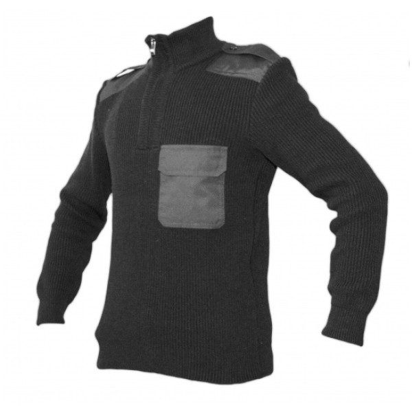 Svetr pletený LAVD D0201 Troyer - černý