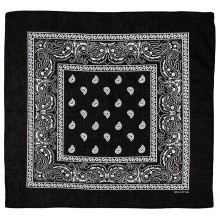 Šátek Bandana vzorovaný MFH 16403A - černý