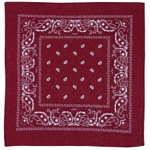 Šátek Bandana vzorovaný MFH 16403D - bordó