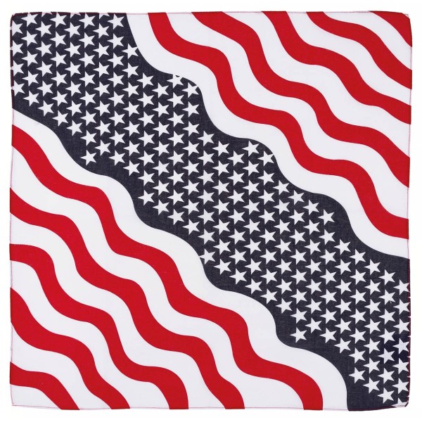 Šátek Bandana vzorovaný MFH 16403R - US flag