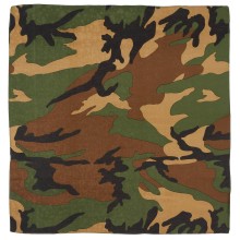 Šátek Bandana vzorovaný MFH 16403T - woodland