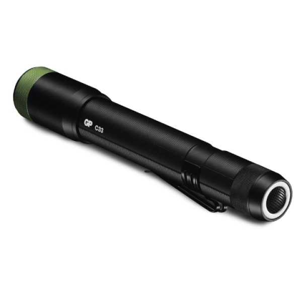 Svítilna ruční GP Discovery C33 LED LR6, P8504 - černá