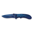 Nůž zavírací ALBAINOX MA 18021 Rainblue Flowers - modrý