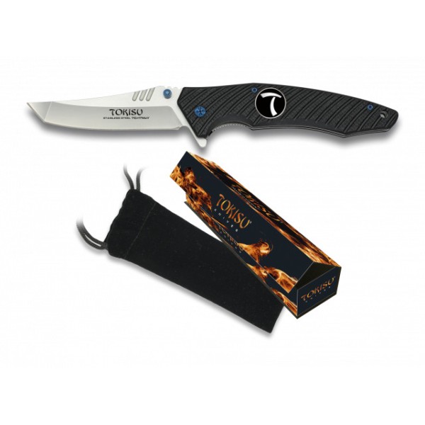 Nůž zavírací taktický TOKISU MA18322, 9,5cm - černý