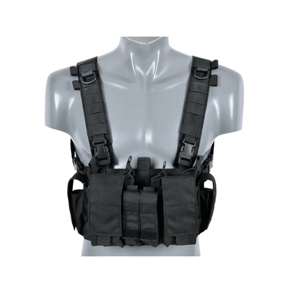 Nosič taktický hrudní 8FIELDS Patrol Chest Rig - černý