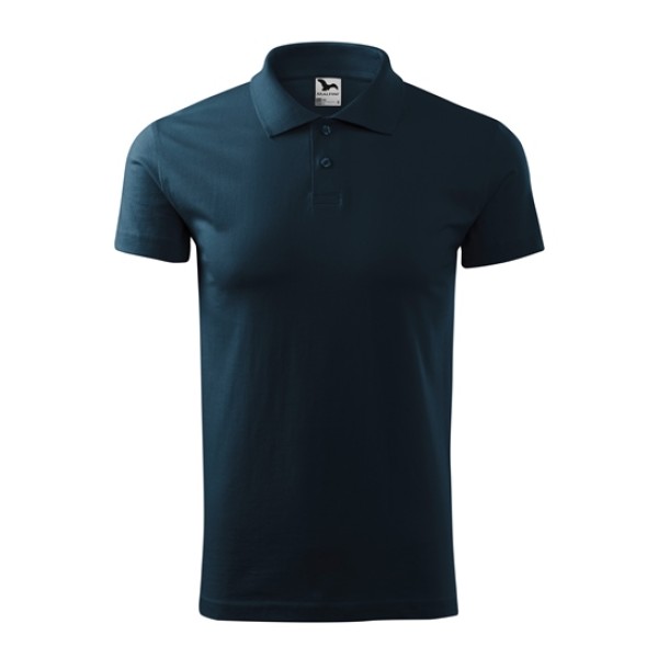 Polokošile MALFINI Single 180g/m2 - tmavě modrá