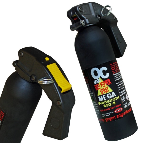 Sprej obranný před medvědem KKS OC 5000 Mega, bez pouzdra - 400ml
