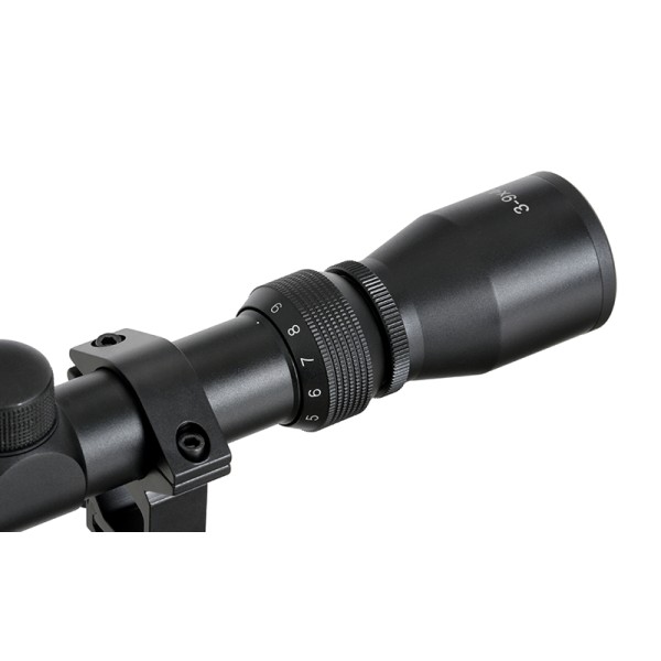 Puškohled PCS 3-9x40 s montáží 22mm - černý