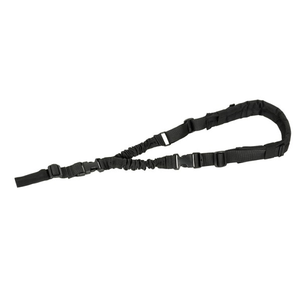 Popruh na zbraň jednobodový bungee 8FIELDS - černý