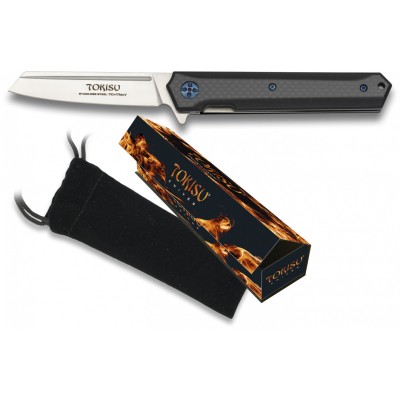 Nůž zavírací TOKISU MA 18450, 9cm - carbon