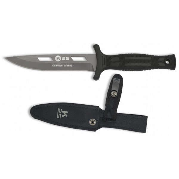 Nůž taktický s pevnou čepelí K25 32193 - 12.4cm