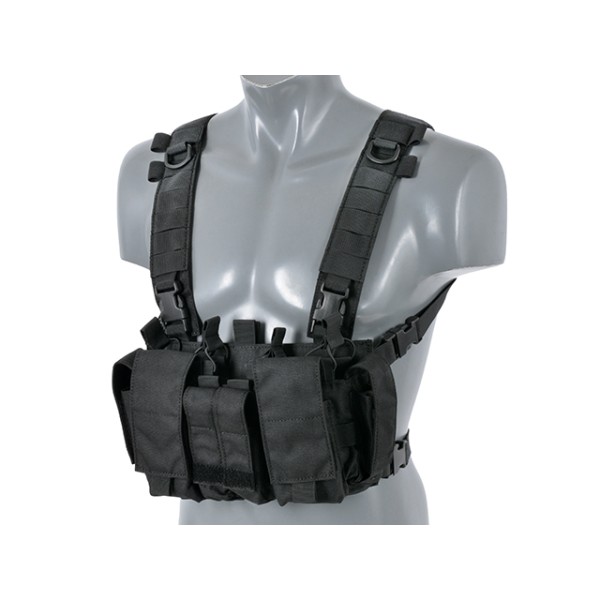 Nosič taktický hrudní 8FIELDS Patrol Chest Rig - černý
