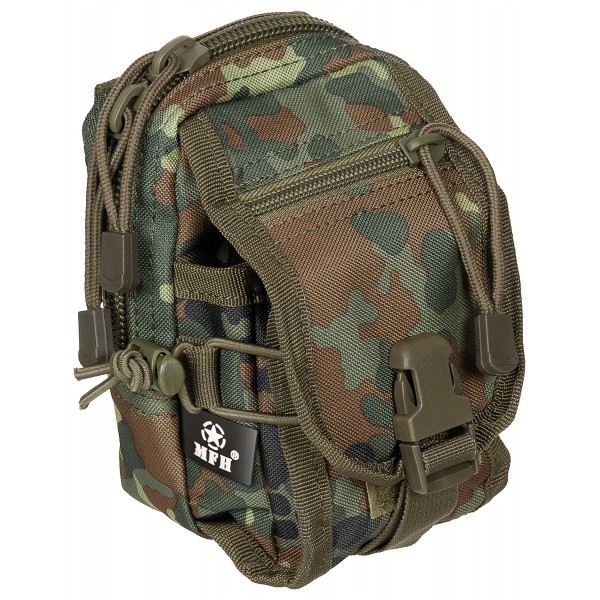 Kapsička na opasek MOLLE víceúčelová MFH 30610V - BW fleck