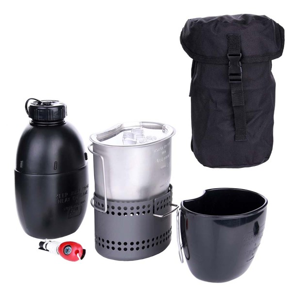 Set kempový na vaření BCB Dragon Cooking System - černý