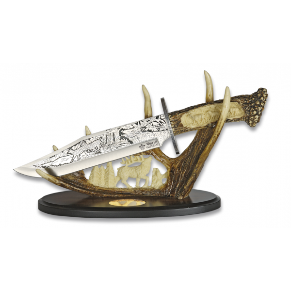 Nůž dekorační s pevnou čepelí TOLE10 MA 31685 Ornament Blade - se stojanem