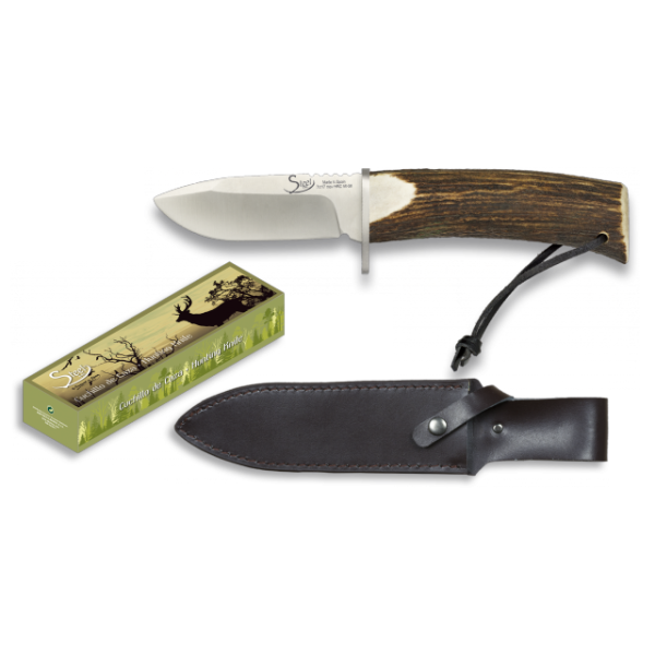 Nůž lovecký s pevnou čepelí ALBAINOX Deer Stag 32129 s parohem