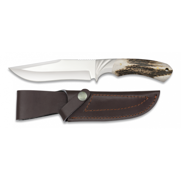 Nůž lovecký s pevnou čepelí ALBAINOX Deer Stag 32318 s parohem