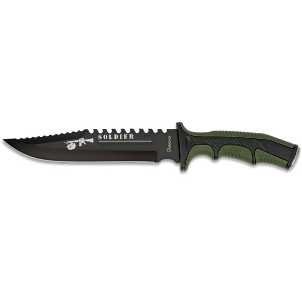 Nůž taktický s pevnou čepelí ALBAINOX MA 32405 Soldier - zelený