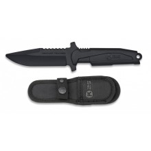 Nůž cvičný tréninkový K25 32463 Contact Trainer s pouzdrem - černý
