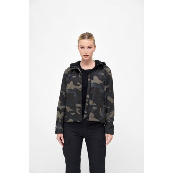 Bunda dámská BRANDIT Ladies Windbreaker Frontzip - dark camo