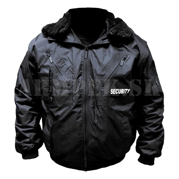 Bunda Pilot SECURITY - černá