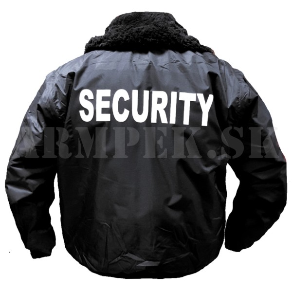 Bunda Pilot SECURITY - černá
