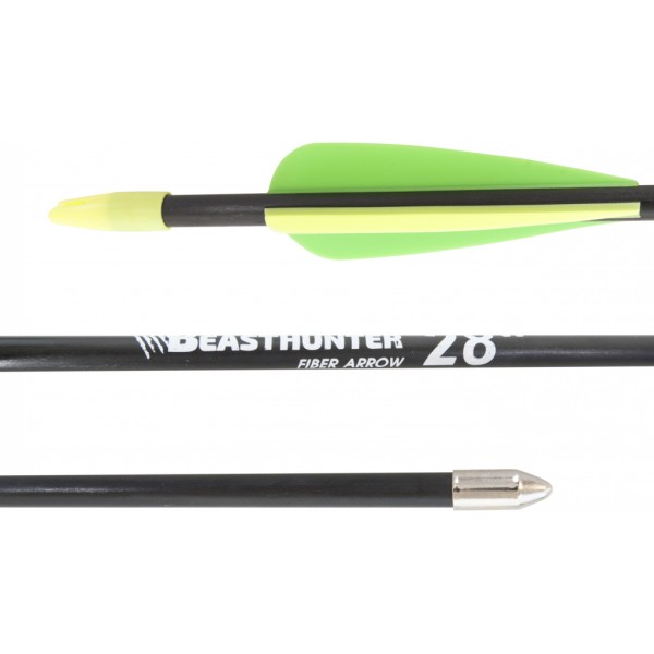 Šíp do luku BEAST HUNTER Fiber Arrow, laminátový - 28"