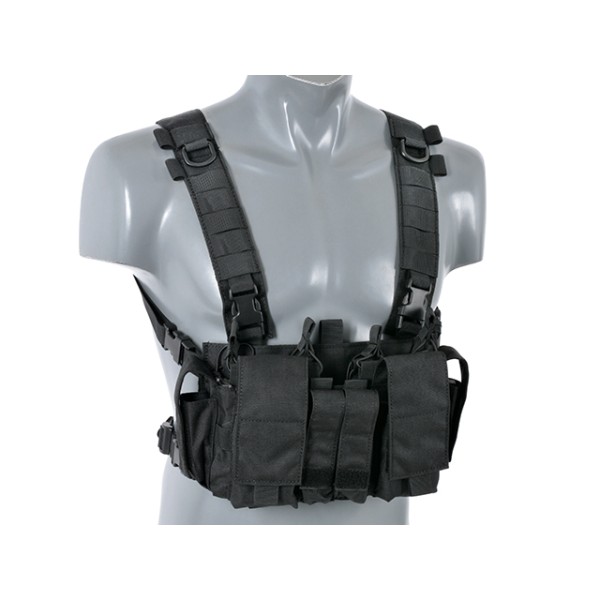 Nosič taktický hrudní 8FIELDS Patrol Chest Rig - černý