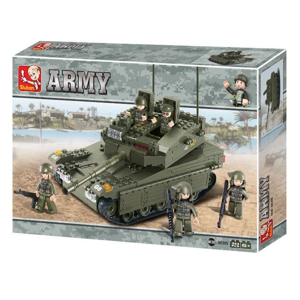 Stavebnice SLUBAN M38-B0305 Tank Merkava