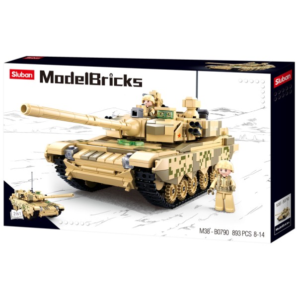 Stavebnice SLUBAN M38-413287 Tank