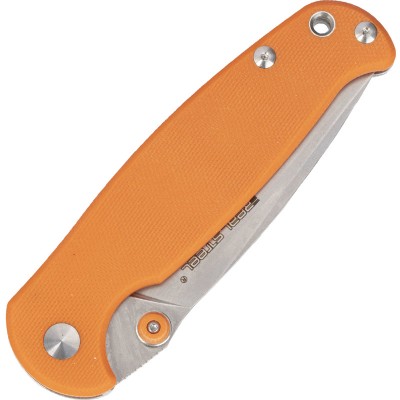 Nůž zavírací outdoorový REAL STEEL H6-S1 7776 G10 - oranžový