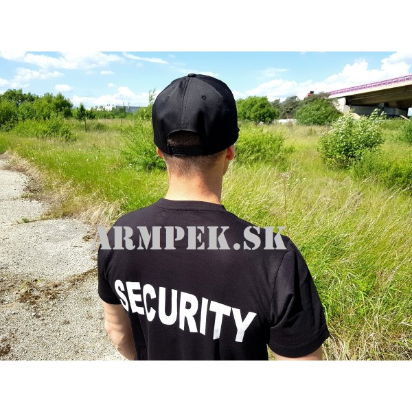 Kšiltovka baseball SECURITY MFH 10280 - černá