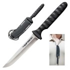 Nůž taktický s pevnou čepelí COLD STEEL Drop Point Spike - stříbrný