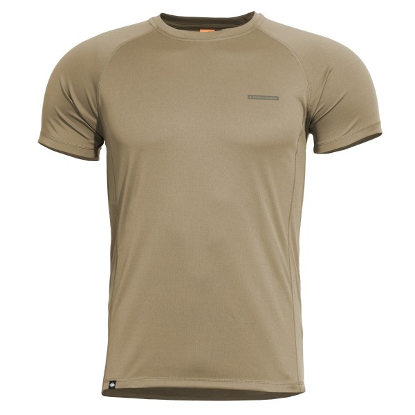 Triko PENTAGON Body Shock Quickdry - coyote