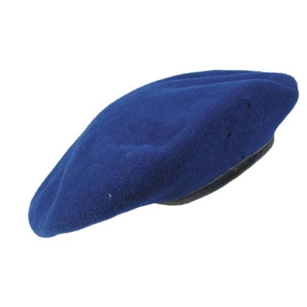 Baret originální armádní BW MFH 610075G používaný - royal modrá