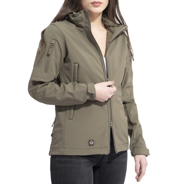 Bunda dámská nepromokavá PENTAGON Artaxes Softshell - olivová