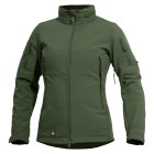 Bunda dámská nepromokavá PENTAGON Artaxes Softshell - olivová