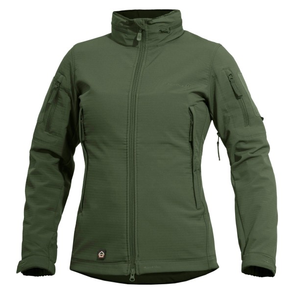 Bunda dámská nepromokavá PENTAGON Artaxes Softshell - olivová