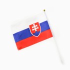 Vlajka na hůlce "SLOVENSKO" 14x20cm - malá