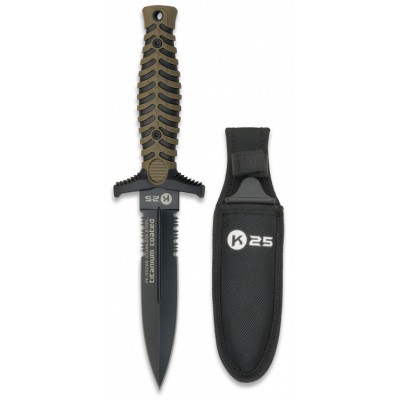 Nůž taktický s pevnou čepelí K25 32206 - coyote