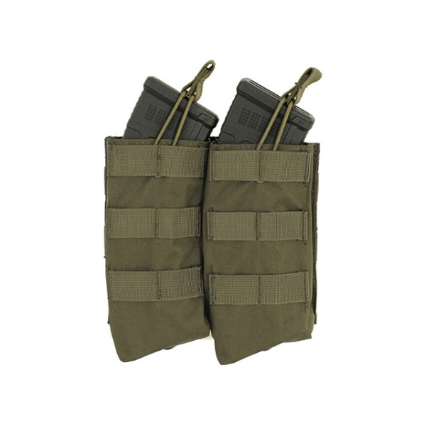 Sumka na 2 zásobníky pro AK 7,62x39mm - olivová