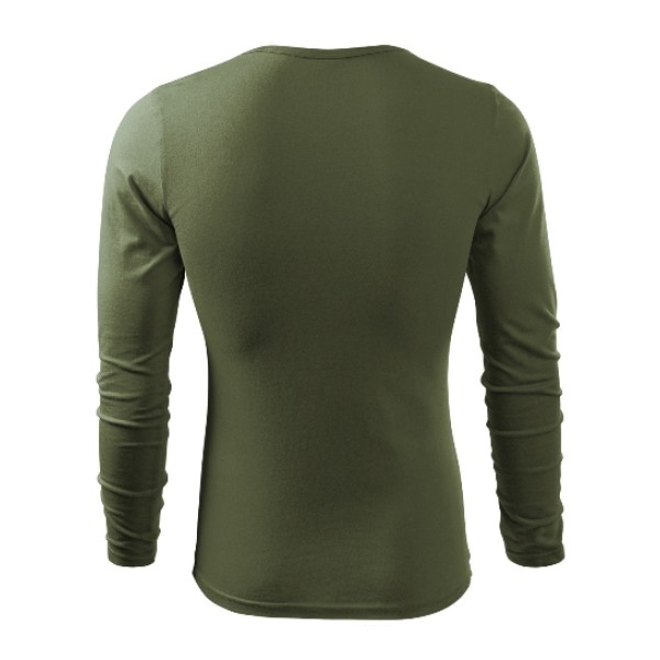 Triko s dlouhým rukávem MALFINI Fit-T Long 160g - khaki olivové