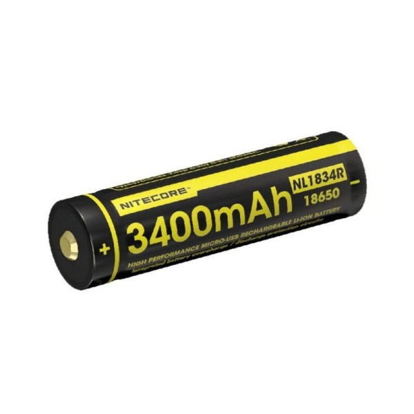 Akumulátor NITECORE Micro USB Charging Port 18650 Li-ion 3,6V - 3400mAh