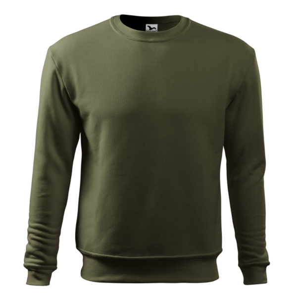 Mikina MALFINI essential bez kapuce - military green