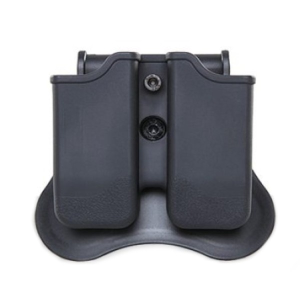 Pouzdro polymerové na 2 zásobníky CYTAC CY-MP-P2 9x19mm - černé