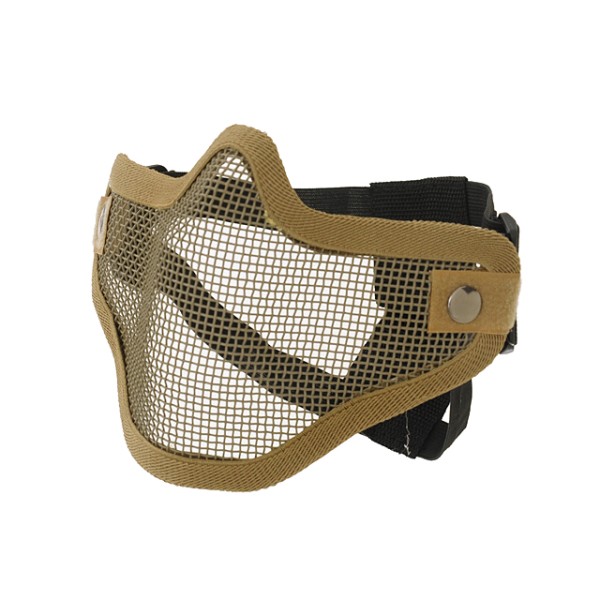 Maska na obličej Protective half face mřížkovaná - coyote
