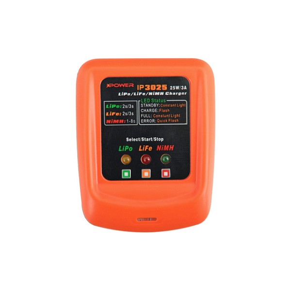 Nabíječka baterií IPOWER IP3025, Li-Po/Li-Fe/Ni-MH - 25W/3A