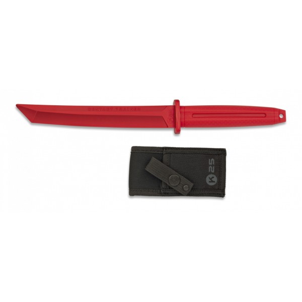 Nůž cvičný pryžový K25 Tanto 32413 - červený